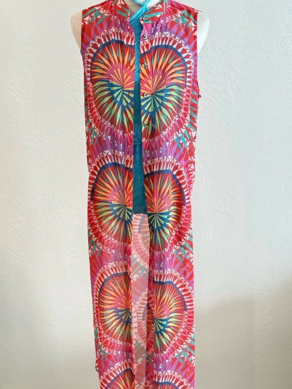Mara Hoffman Swim Multicolor Sunburst Print One-Piece